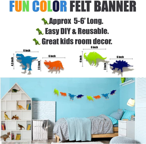 Dinosaur Party Decorations, Dinosaur Birthday Party Supplies for Boys Girls, Dino Party Decorations with Jurassic Park Themed, Godzilla T Rex Balloons, ROAR for Kids first, 2, 3, 4 year old (SILVER)