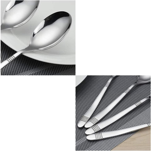 Begale Stainless Steel Dinner Spoons, 12 Pieces
