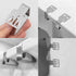 MIAO JIN 8 Pcs Stainless Steel Tablecloth Clips Tableware Shape Adjustable Cloth Clip Tablecloth Clamp Holder Table Cover Clamps for Home Wedding Party Picnic