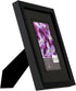 Gallery Solutions 12FW1667E 8x10 Airfloat Double Mat for 5x7 Photo, Wall Mount & Tabletop Picture Frame, 8" x 10", Black/Black