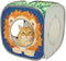 Kitty City Safari Play Cubee, Cat Cube, Play Kennel, Cat Bed, Jungle Cat House, Multicolor, 15 H x15 W inches