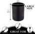 Steelware Central Utensil Holder with Removable Divider Extra Large Tools Organizer Storage, Matte Black