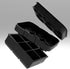 glacio Ice Cube Molds - Silicone Combo Trays - Sphere Ice Mold Ball Maker with Lid & Large Square Tray - Set of 2