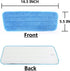 YOQXHY 8 Pack Microfiber Spray Mop Replacement Pads Wet Dry Floor Mops Refills Reusable 16.5x5.5 Inch for Home & Commercial,(Blue)