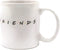Silver Buffalo Friends Doodle Logo Ceramic Mug, 20 Ounce White