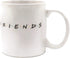 Silver Buffalo Friends Doodle Logo Ceramic Mug, 20 Ounce White