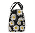 Daisy Lunch Tote Bag for Women Stylish Lunch Tote Bag Insulated Lunch Bag Lunch Box Insulated Lunch Container Reusable with Pocket