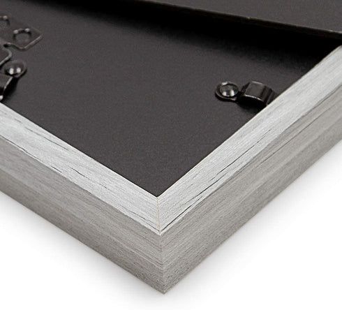 Afuly 4x6 Picture Frames Grey Wood Texture 4 by 6 Photo Frames Ready to Hang Stand Tabletop Desk Display Modern Gray for Home, Set of 2 Unique Gifts for family