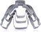 3 Piece Ugly Sweater Cookie Cutter Set - 4 1/5", 3 1/2", 2 1/2" - Christmas Winter Sweater Cookie Cutters
