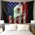 Proud Mexican American Flag Decorative Tapestry Tapestries Wall Hanging Art Decoration For Bedroom/Living Room/Dorm 60x90 Inch