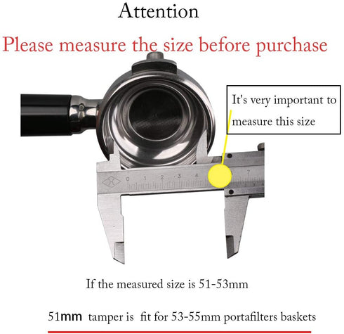 Omgogo Coffee Tamper 51mm Barista Espresso Base Coffee Bean Press