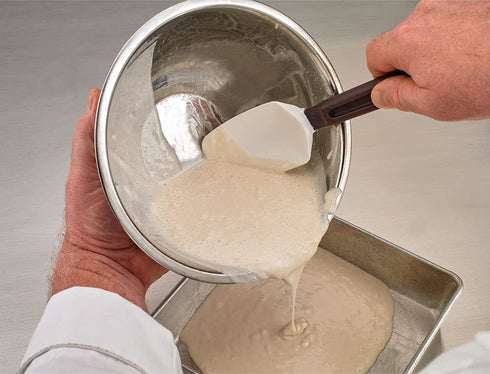 Mercer Culinary 10" Heat Resistant Silicone Spatula and 10" Spoon Spatula - 2 Pack