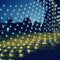 Net Outdoor Mesh Lights,100 LEDs 3.2ft x 4.2ft Connectable Waterproof String Lights for Christmas Halloween,Bushes,Holiday,Party,Garden,Patio Decorations(Cool White)