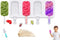 Generic AstraPop Non-Toxic Kids Popsicle Molds Ice Pop Molds Silicone 4 Cavities Ice Cream Juice Smoothie Mold Diamond Gem Shape Homemade Cake Pop Mold with 20 Wooden Sticks and Cleaning Bristles