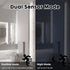 3.5m/11.5ft Motion Activated Gun Safe Light Strip, Megulla Gen3 Rechargeable Battery Powered Motion Sensor Black LED Strip with Timer and Dimmer for Closets, Stairs, Bed, Under Cabinet-Warm White