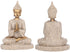 Buddha Statue Meditating Seated Carving Figurine Craft for Home Desktop Decoration Ornament