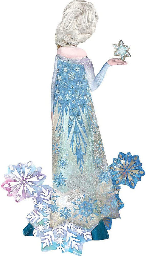 Anagram International 10116379 International Elsa the Snow Queen Air Walker Party Balloon, 57", Multicolor