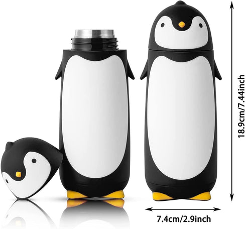 Penguin Stainless Steel Vacuum Thermos Travel Mug Tea Water Bottle Coffee Flask