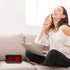 EUTUKEY Bedroom Alarm Clock Battery Operated Only, 1.2" LED Screen, Big Red Digit Display, 2-Levels Dimming, Snooze, 12/24h, Easy Digital Clock for Kids and Adults, Elderly, Boys, Girls