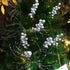 24 pcs Christmas Berries Stems Artificial Berry Stems for Christmas Tree Ornaments Crafts Holiday and Home Decor (Silver)
