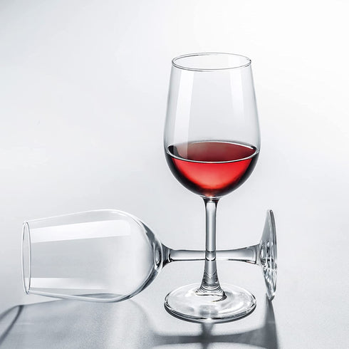 PARACITY Wine Glasses, Crystal Clear Glass, Long Stem Wine Glass for Red and White Wine - 10 OZ (Set of 2)