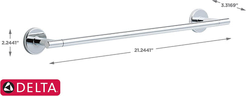 Delta Faucet 75918 Trinsic, 18-Inch Towel Bar, Chrome, 18 inch