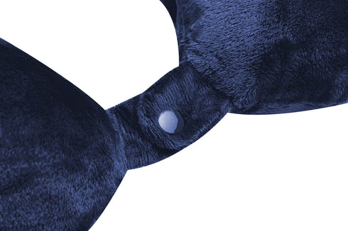 World's Best Feather Soft Microfiber Neck Pillow, Navy