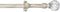Achim Home Furnishings RDMILWG286 Metallo Ilana Curtain Rod and Finial, 28-Inch Extends to 48-Inch