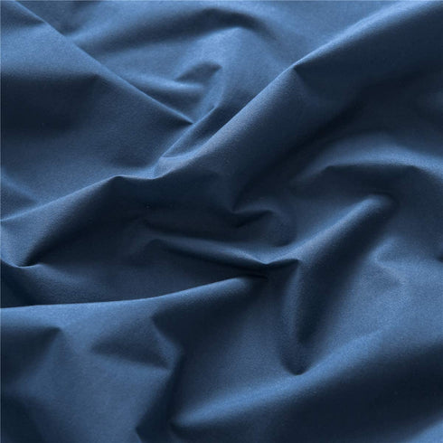 Holawakaka Full Waterproof Mattress Protector Navy Blue Fitted Sheet Breathable Bed Mattress Pad Cover, 14" Deep Pocket (Navy Blue, Full)