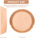 100 Pieces Air Fryer Parchment Paper Liners,Non-Stick Disposable Air Fryer Liners ?Basket Unperforated Round Parchment Paper Replacement (6.3" Natural 100pcs)