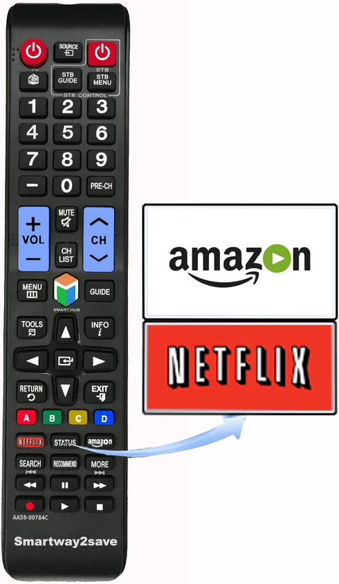Replacement AA59-00784C Smart TV Remote Control Compatible for All Samsung Smart Televisions