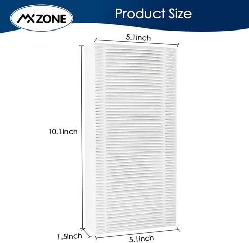 MXZONE True HEPA Filter Replacement Compatible for Febreze FRF102B and Honeywell Filter U, HHT270, HHT290 Series