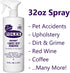FOLEX Instant Carpet Spot Remover + Daley Mint Cloth | Instant Rug, Upholstery, and Carpet Spot Remover Kit for Home, 32oz