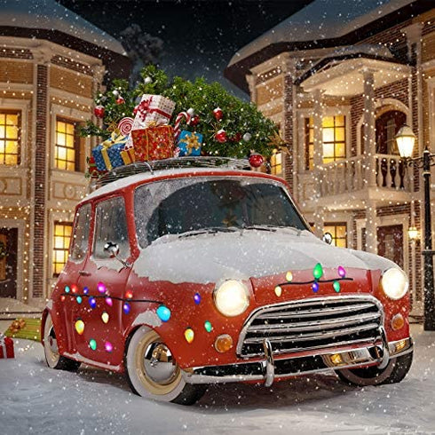 40 Pieces Christmas Car Magnets Lights Stickers Reflective Bulb Lights Magnets Christmas Car Refrigerator Decorations for Cars or Any Metal Surface (2.8 x 1.4 Inches and 5 x 2.7 Inches)