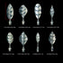 Gelatin Jelly Tools 3D Art Flower Cake Decorating Tool Set of 20 Piece DIY Needle Tips Pastry Tools