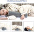 Spclsim Neck Roll Memory Foam Pillow Cylinder Pillows for Neck and Shoulder Pain Relief Round Neck Pillows Support for Sleeping Bolster Pillow for Bed, Legs, Back and YOG