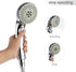 HOMELODY High Pressure Handheld Shower Head with ON/OFF Pause Switch 6-Functions Water Saving Shower head, Detachable Shower Head,Chrome Finish