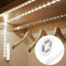 Motion Sensor Wardrobe Light, LED Strip Closet Lights, PIR Auto on/Off, Battery Powered,6000K White for Bedside, Bathroom, Closet, Cabinet, Kitchen, Stairway