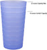 AOYITE Plastic Tumblers Drinking Glasses Set of 12 | Break Resistant 22 oz Plastic Cups | 6 Assorted Colors Restaurant Quality | BPA Free