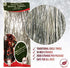 Premium Icicle Tinsel Strands for Christmas Tree - 2000 Old-Fashioned Silver Icicles Garland for Xmas Trees Shiny Mylar - Each Strand 18 in. - Kid Pet Safe (Lead-Free) - Hang with Ornaments & Decor
