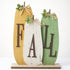 YAblue Fall Decorations Pumpkin Block Wooden Thanksgiving Sign Rustic Farmhouse Table Decor Autumn Harvest Decoration 15.2 x 11.6 Inch