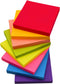 (8 Pack) Cute Sticky Notes Pads 3x3 Office Supplies Stationary, 100 Sheet/Pad, LOYAL SEA Bright Rainbow Colours Mini Self Stick Notes, Easy to Post for Planner, School, Office, Women, Home, Notebook