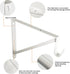 Kunzye 2 Pack of Heavy Duty Closet Shelf and Rod Bracket, White Closet Shelf Bracket with Rod Support Great for Both Shelf Storage and Closet Rod