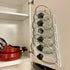 Evelots Pot Lid Storage-Cabinet Door/Wall-Organizer-6 Pot/Pan Covers-No Scratch