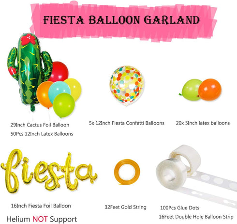 Cactus Party Decorations - 86 Pack Latex Balloons Cactus Balloon Garland Strip Set for Llama Party Supplies, Cactus Birthday Party, Cactus Baby Shower Decorations, Fiesta Party Decorations (First)