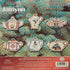 Prima Marketing 21-1486 14 Count Christmas Teapot Ornaments Counted Cross Stitch Kit, 3-Inch, Set of 6