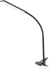TOPESEL 5W 48 LEDs Dimmable Clip-on Led Desk Lamp, Eye-Care Flexible Gooseneck USB Clamp Reading Lamp, 3 Color Temperature, 14 Brightness Levels Table Lamp, Black