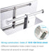 Double Toilet Paper Holder with Shelf Polished Chrome, APLusee SUS304 Stainless Steel Contemporary Bathroom Tissue Roll Holder Cell Phone Storage Rack