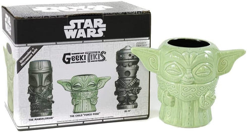 Geeki Tikis The Child "Baby Yoda" Force Pose Mug | Star Wars: The Mandalorian | 16 Ounces