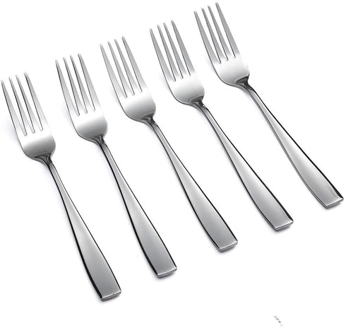 Eslite Staintess Steel Salad Forks Set,6.7-Inch,12-Piece